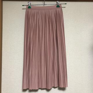 GU - GU プリーツスカート くすみピンクの通販 by みき's shop 