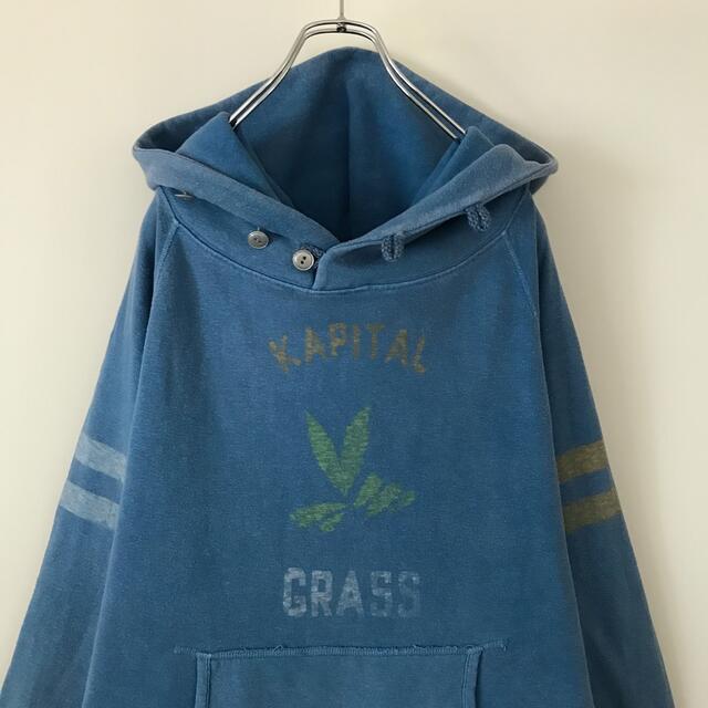 KAPITAL(キャピタル)のKAPITAL★雰囲気系★GRASSスウェットパーカー★裏毛パイル★3 メンズのトップス(パーカー)の商品写真