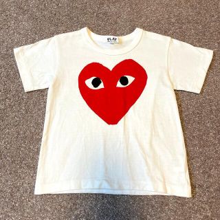 コムデギャルソン(COMME des GARCONS)のコムデギャルソンキッズ白Tシャツ100〜110(Tシャツ/カットソー)