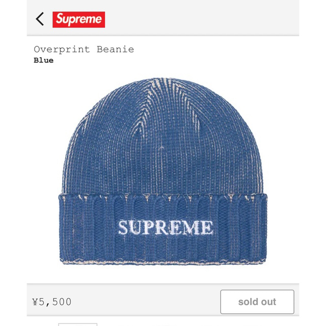 supreme ビーニー帽子