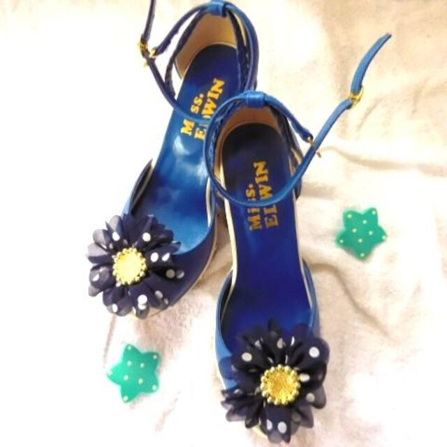 ２way☆BLUEサンダル レディースの靴/シューズ(サンダル)の商品写真