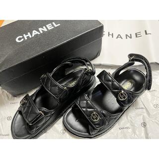 シャネル(CHANEL)の美品　CHANEL シャネル　サンダル　スポーツサンダル　37(サンダル)