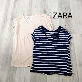 ザラ(ZARA)のZARA Tシャツ 2枚セット(Tシャツ(半袖/袖なし))