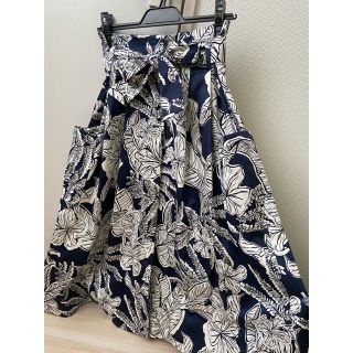ZARA ザラ 花柄 ロング スカート マキシ インスタ 岡部あゆみさん