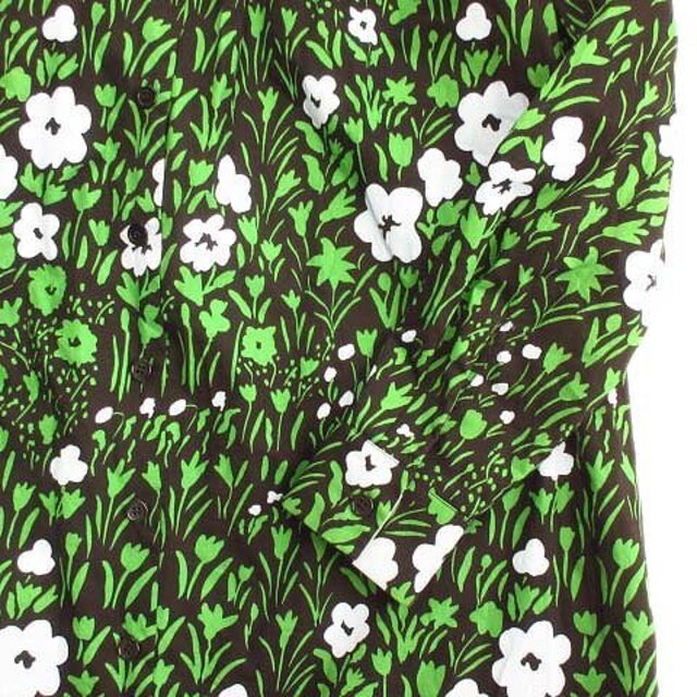 marimekko(マリメッコ)の極美品 マリメッコ marimekko 花柄 シャツ ワンピース 36●３※ レディースのワンピース(ロングワンピース/マキシワンピース)の商品写真