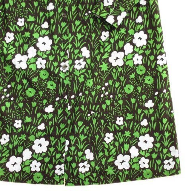 marimekko(マリメッコ)の極美品 マリメッコ marimekko 花柄 シャツ ワンピース 36●３※ レディースのワンピース(ロングワンピース/マキシワンピース)の商品写真