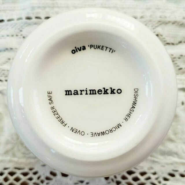 marimekko(マリメッコ)のmarimekko マリメッコ PUKETTI プケッティ ラテマグ 新品 インテリア/住まい/日用品のキッチン/食器(食器)の商品写真