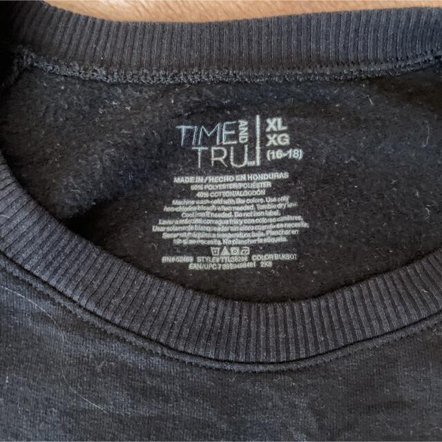 Hanes(ヘインズ)のアメリカ古着TIME AND TRUスウェット XL レディースのトップス(トレーナー/スウェット)の商品写真