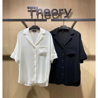 セオリー(theory)のTheory 21ss オーバーサイズ半袖ブラウス(シャツ/ブラウス(半袖/袖なし))