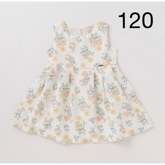 petit main(プティマイン)のプティマイン 120 ボタニカルワンピース キッズ/ベビー/マタニティのキッズ服女の子用(90cm~)(ワンピース)の商品写真