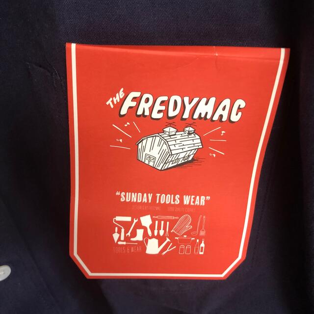 NOLLEY'S(ノーリーズ)の【新品タグ付Mサイズ】FREDYMAC ツイル オーバーシャツ ネイビー メンズのトップス(シャツ)の商品写真