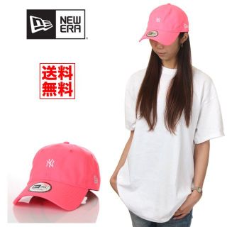 ニューエラー(NEW ERA)の【新品】ニューエラ NY ヤンキース 帽子 ネオンピンク キャップ(キャップ)