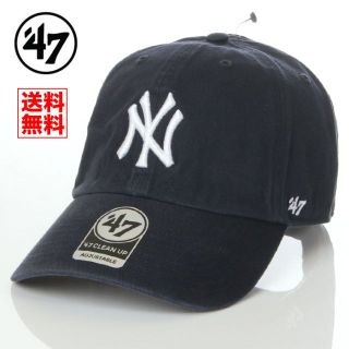 フォーティセブン(47 Brand)の【新品】47BRAND キャップ NY ヤンキース 帽子 紺 レディース メンズ(キャップ)