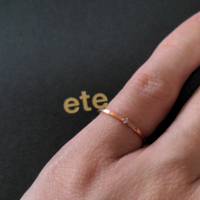 ete(エテ)の【週末限定】美品　ete ピンキーリング３号 レディースのアクセサリー(リング(指輪))の商品写真