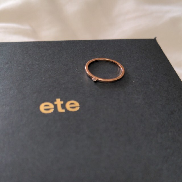 ete(エテ)の【週末限定】美品　ete ピンキーリング３号 レディースのアクセサリー(リング(指輪))の商品写真