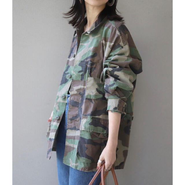 SLOBE IENA(スローブイエナ)の値下げ。【ROTHCO/ロスコ】BDU SHIRTS ブルゾン【洗濯機洗い可】 レディースのジャケット/アウター(ミリタリージャケット)の商品写真