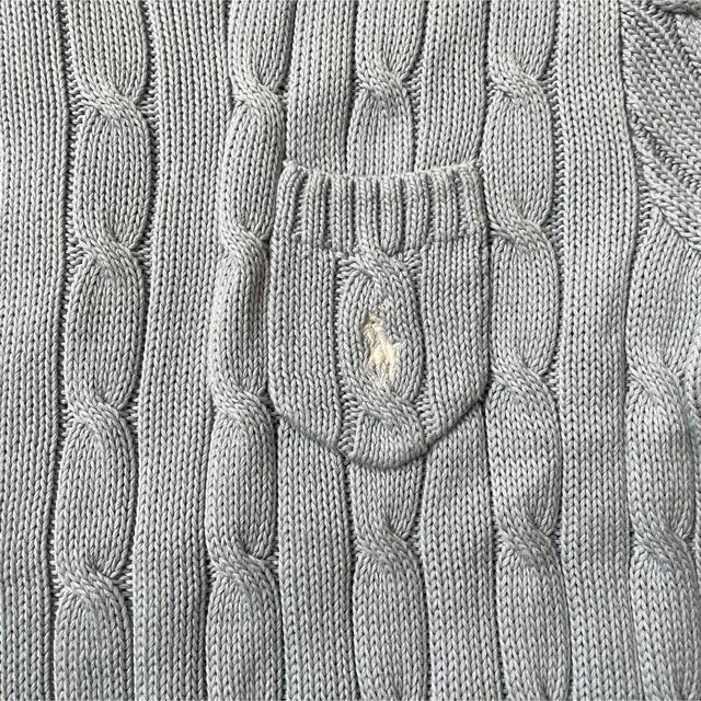 POLO RALPH LAUREN(ポロラルフローレン)の美品PoloRalphLauren ポロラルフローレン 半袖クルーネックニット レディースのトップス(ニット/セーター)の商品写真