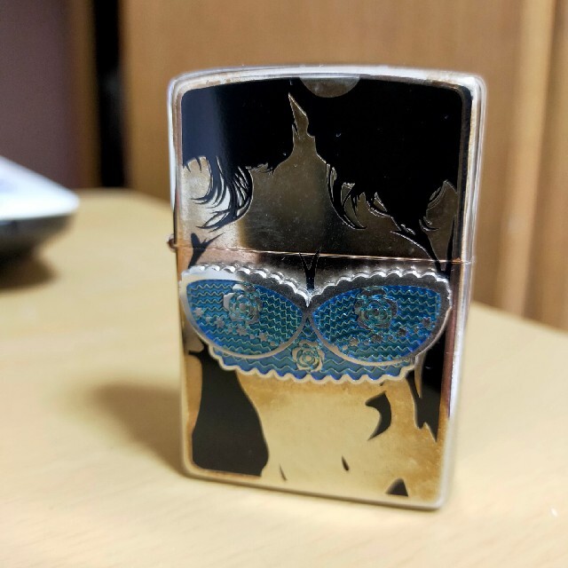 ファッション小物zippo ジッポー　セクシー　ランジェリーメタル貼り　美品