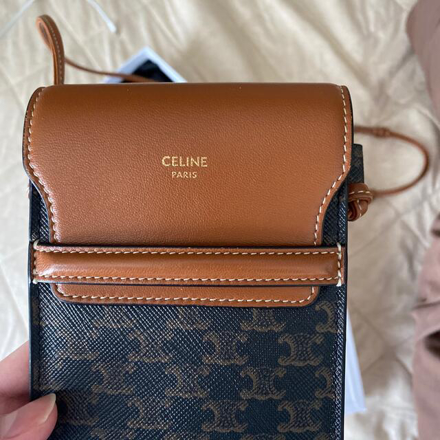 正規品定番】 celine - CELINE セリーヌ ファンポーチ トリオンフ