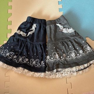 マザウェイズ(motherways)の女の子  スカート motherways  新品  2枚セット(スカート)