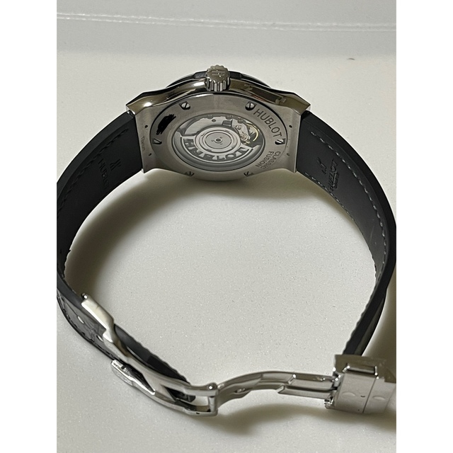 HUBLOT(ウブロ)のms73様専用ウブロ　クラシックフュージョンチタニウムアリゲーターレザー42ミリ メンズの時計(腕時計(アナログ))の商品写真
