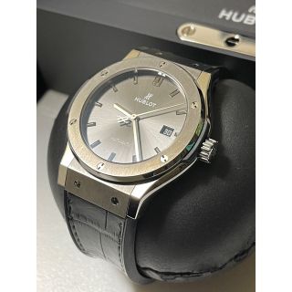 ウブロ(HUBLOT)のms73様専用ウブロ　クラシックフュージョンチタニウムアリゲーターレザー42ミリ(腕時計(アナログ))