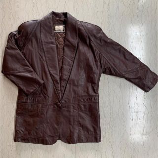 real lether jacket(テーラードジャケット)