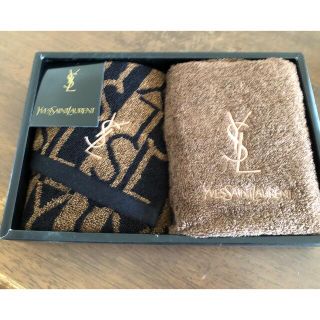 サンローラン(Saint Laurent)のイヴサンローラン　ハンドタオル　2枚セット(ハンカチ)