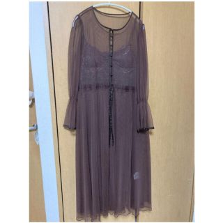 値下げ！Amerivintage TULLE SEE-THROUGH DRESS