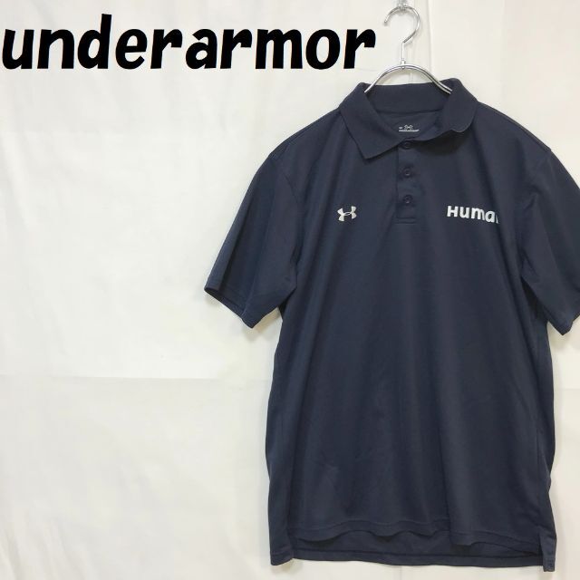 UNDER ARMOUR(アンダーアーマー)のアンダーアーマースポーツウェア 半袖シャツ　Human ネイビー サイズLG メンズのトップス(その他)の商品写真