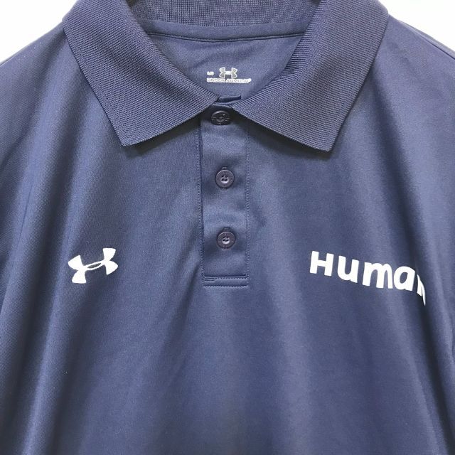 UNDER ARMOUR(アンダーアーマー)のアンダーアーマースポーツウェア 半袖シャツ　Human ネイビー サイズLG メンズのトップス(その他)の商品写真