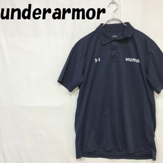 アンダーアーマー(UNDER ARMOUR)のアンダーアーマースポーツウェア 半袖シャツ　Human ネイビー サイズLG(その他)