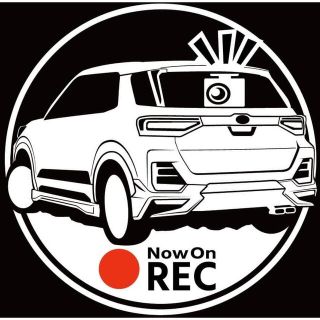 トヨタ　ライズ　モデリスタ　ドライブレコーダー　ドラレコ　ステッカー　車種変更可(セキュリティ)