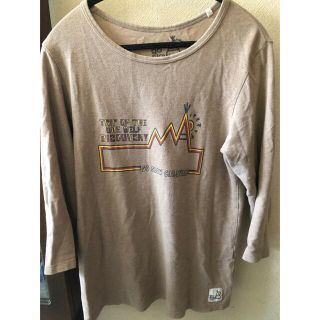 ゴースローキャラバン　七分袖　カットソー　サイズ3 メンズL(Tシャツ/カットソー(七分/長袖))