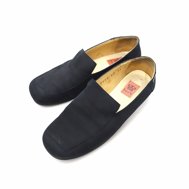 サイズ23〜23.5cm カンペール CAMPER レザースリッポンシューズ 黒 定番