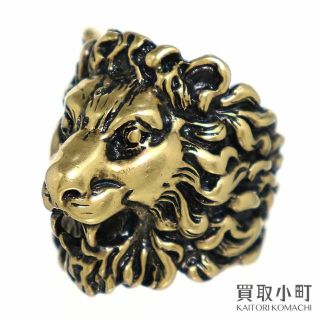 グッチ(GUCCI)のグッチ【GUCCI】ライオンヘッド メタルリング(リング(指輪))