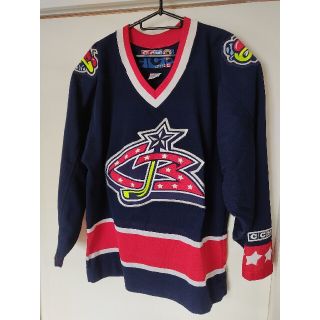 シーシーエム(CCM)のホッケーシャツcolumbus blue jackets NHLジャスティン(Tシャツ/カットソー(七分/長袖))