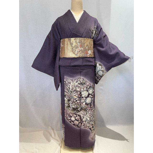 逸品♡辻が花】金通し♡所々絞りの豪華で華やか!訪問着 | 正絹 訪問着