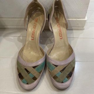 ジミーチュウ(JIMMY CHOO)のBRUNOFRISONIハイヒールパンプス37.5ブルーノフリゾーニイタリア製(ハイヒール/パンプス)