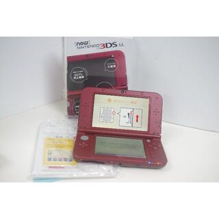 ニンテンドー3DS(ニンテンドー3DS)のニンテンドー/new! Nintendo 3DS LL/METALLIC RED(家庭用ゲーム機本体)