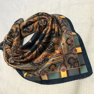 エトロ(ETRO)の◆予約済み ☆美品 ☆ ETRO ☆ エトロ シルク ミニ スカーフ(バンダナ/スカーフ)