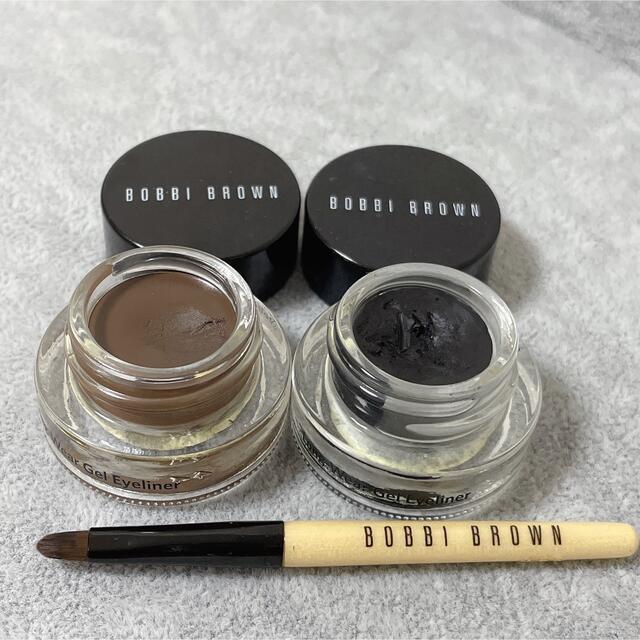 BOBBI BROWN(ボビイブラウン)のボビイ ブラウン ロングウェア ジェルアイライナー　2個セット コスメ/美容のベースメイク/化粧品(アイライナー)の商品写真