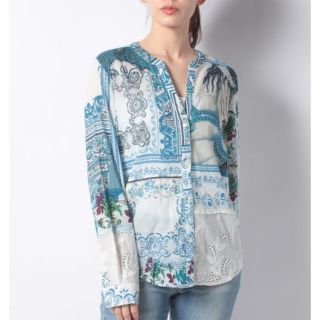 デシグアル(DESIGUAL)の新品✨タグ付き♪定価17,900円　デシグアル　ブラウス　シャツ　XS 大特価(シャツ/ブラウス(長袖/七分))