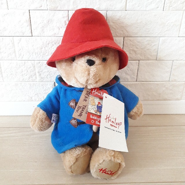 Harrods(ハロッズ)の新品 ハムリーズ パディントン ぬいぐるみ Paddington bear エンタメ/ホビーのおもちゃ/ぬいぐるみ(ぬいぐるみ)の商品写真