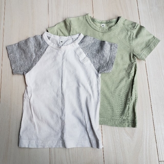 ムジルシリョウヒン(MUJI (無印良品))のTシャツ 80 2枚セット 無印良品(Ｔシャツ)
