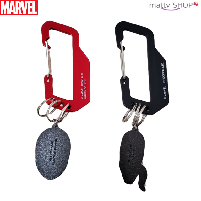 MARVEL(マーベル)のMARVEL カラビナキーホルダー スパイダーマン エンタメ/ホビーのアニメグッズ(キーホルダー)の商品写真