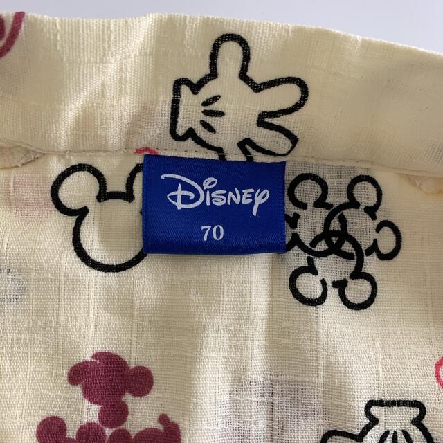 Disney(ディズニー)の【新品‼️】ベビー甚平　ミッキー　70  キッズ/ベビー/マタニティのベビー服(~85cm)(甚平/浴衣)の商品写真