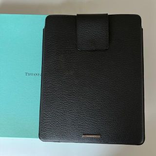 ティファニー(Tiffany & Co.)のティファニーTIFFANYの黒レザーiPadケース(その他)