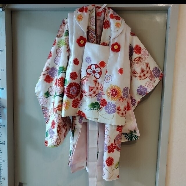 3歳女の子振袖 七五三さん 着物 キッズ/ベビー/マタニティのキッズ服女の子用(90cm~)(和服/着物)の商品写真