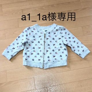 オールドネイビー(Old Navy)のオールドネイビー　保育園アウター　春服　ブルゾン　花柄　12〜18M (ジャケット/コート)